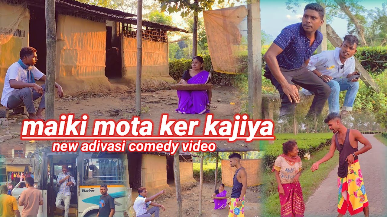 maiki mota ker kajiya👈new adivasi comedy video😄|new adivasi entertainment video😄adivasi comedy video