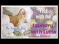 Speed Laundry! Fold 10 loads of laundry in less than 5 minutes! Laundry with Lucia