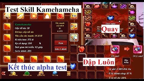 Gọi Rồng Online soha | Mua Kameha Để Test Phát cuối và quay 10 vòng quay - Test Gọi Rồng | HTC game