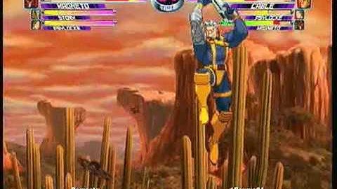 MvC2 Online (360): Brett (MSP) vs Revrun91 (Mag/Cab/Psy) 2 .:6.1.10:.