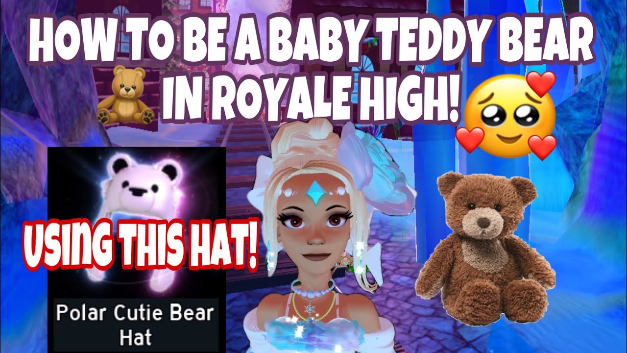 HOW TO BE A TEDDY BEAR IN ROYALE HIGH! Christmas update 2021 Royale