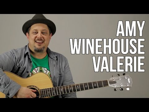 Amy Winehouse Valerie Guitar Lesson Super Easy Acoustic Song The Zutons