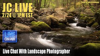 JC LIVE - Member Spotlight - Landscape Photography 101 LIVE