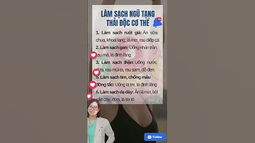 Thải độc cơ quan nội tạng chỉ bằng các phương pháp dân gian #suckhoe #thaidoc #lamsach #songkhoe