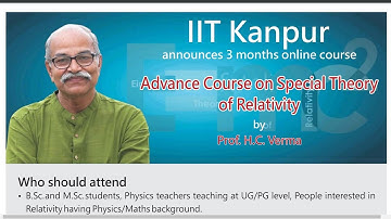 Advance Course on Special Theory of Relativity by HC Verma English