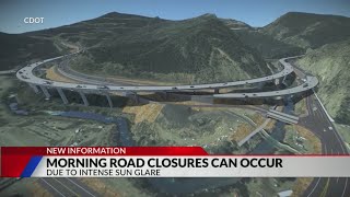 Warning: Sun glare can cause issues for drivers on I-70 during winter months