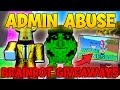 Escape Tsunami For Brainrots Wave Wednesday Admin Abuse! - (Roblox)