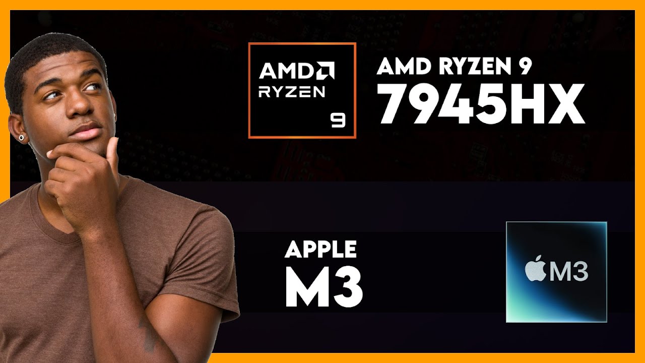 AMD Ryzen 9 7945HX vs Apple M3 Comparison - YouTube