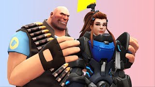 TF2 x Overwatch | Heavy's New Weapon Quick Edit