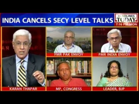 To The Point - Karan Thapar - To The Point: Was calling off For.Sec level meets with Pak the best recourse?