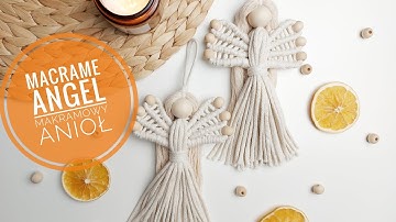 MACRAME ANGEL | Makramowy Anioł | Macrame