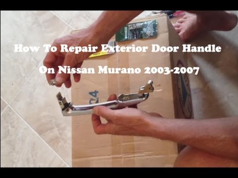 Nissan murano door handle recall #3