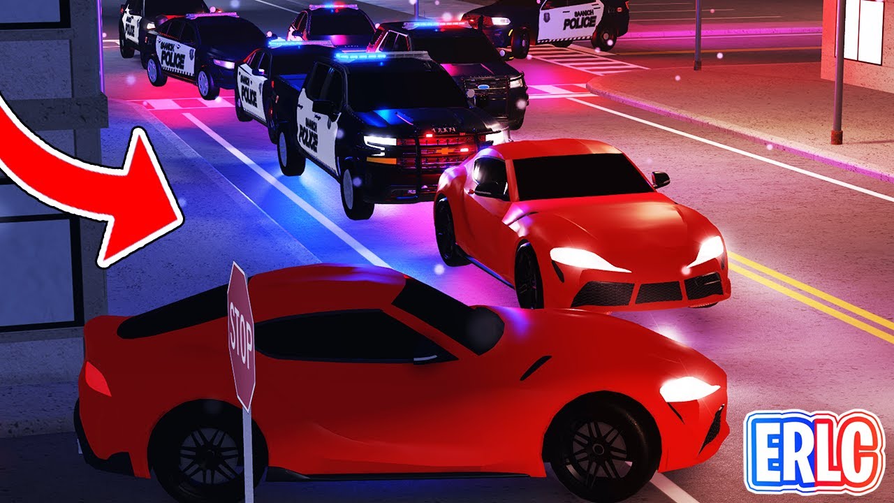 IDENTICAL CARS CONFUSE OFFICERS DURING PURSUIT! - ERLC Roblox Liberty County