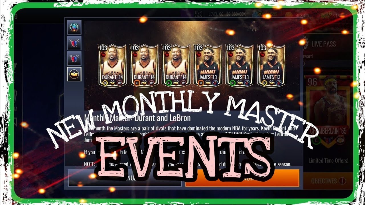 NEW MONTHLY MASTER EVENT FROM NBA LIVE MOBILE SEASON 5🏀🇵🇭