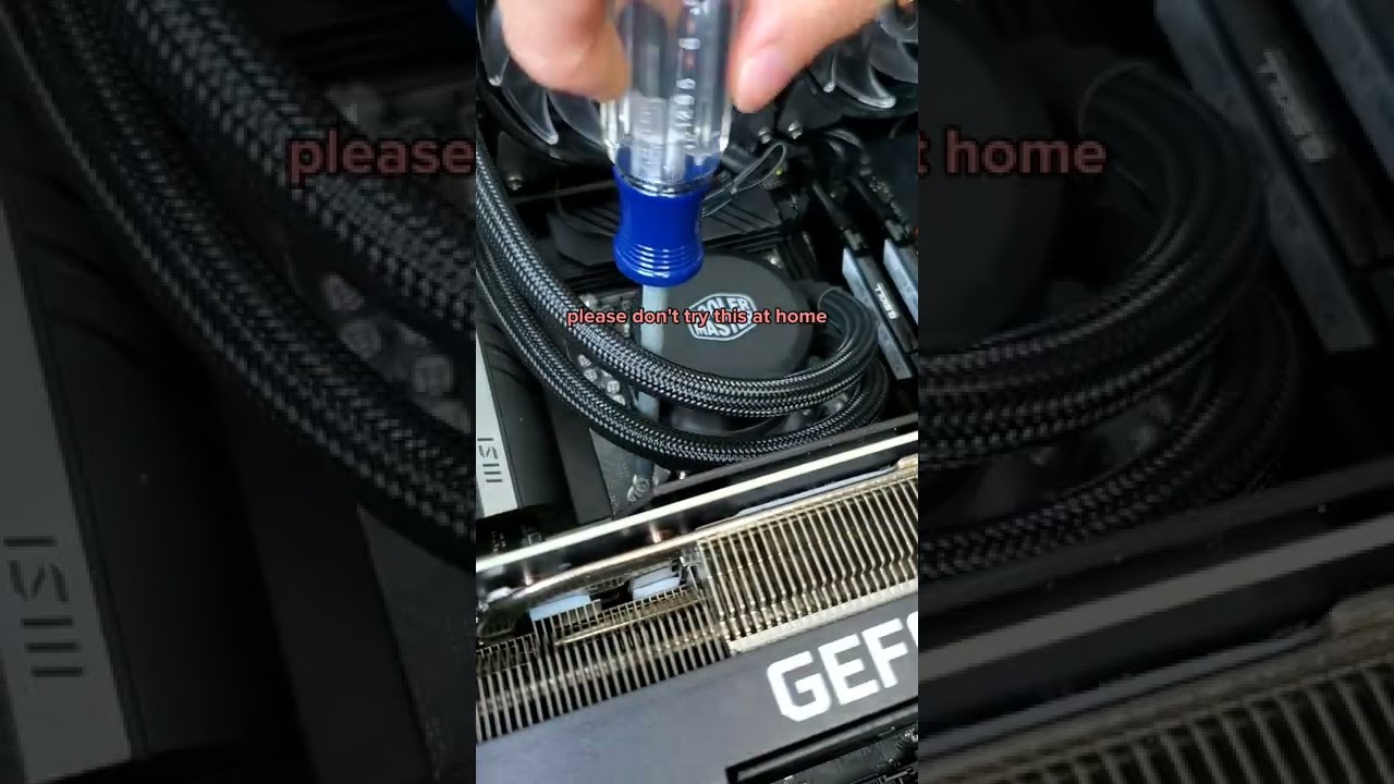 using tomatoes instead of thermal paste in my PC shorts YouTube