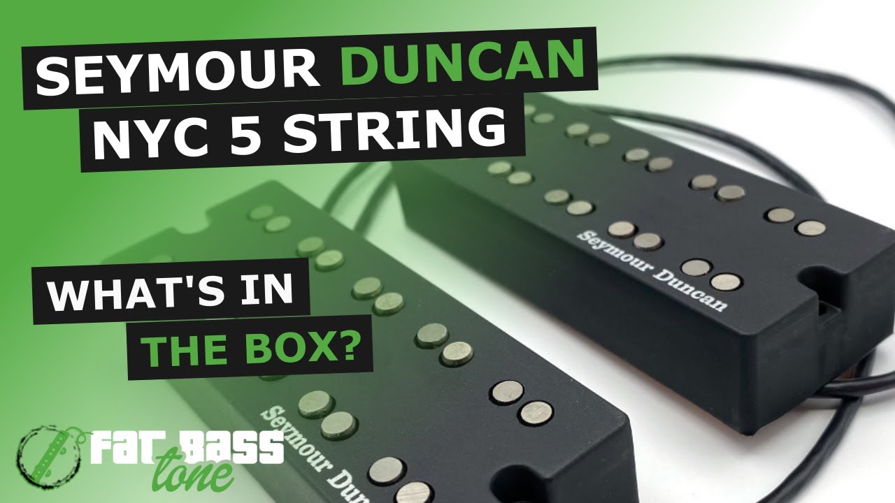 Seymour Duncan NYC Bass® 5 String Pickups: What's In The Box? (A