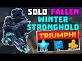 SOLO Fallen Winter Stronghold Triumph with Minigunner + Full Guide | TDS Tower Defense Simulator