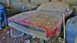 BARN FINDS! 1969 Dodge Charger R/T, 1968 Charger R/T and 68 Charger!