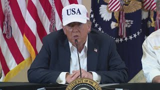 Texas Hill Country flooding: President Trump surveys catastrophic damage