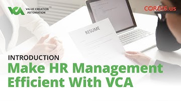 Make HR Management Efficient With VCA | Cordis Technology LLC