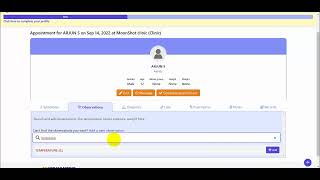 How to load chart and check patients in Queue