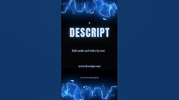 Descript AI – Best Tool for Podcasters & YouTubers? #ai #aitools #unlockeddai