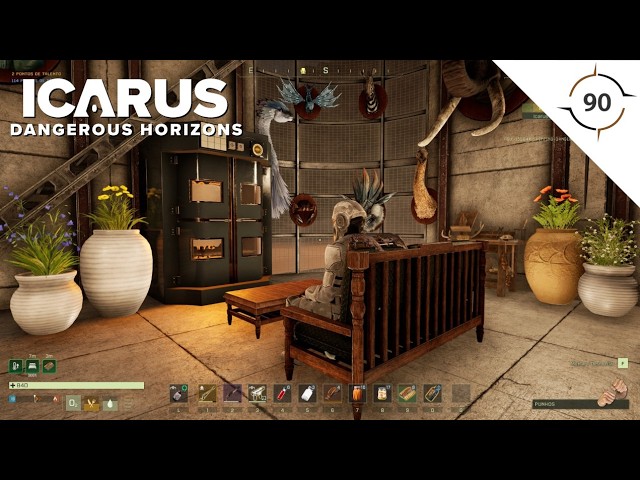 EP90  - RELAXANDO E SE PREPARANDO PARA ULTIMA OPERAÇÃO 🪴 ICARUS: DANGEROUS HORIZONS