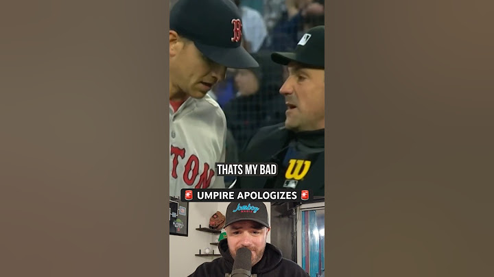 Umpire apologizes for bad call, a breakdown #baseball #mlb #umpire #pitching #redsox