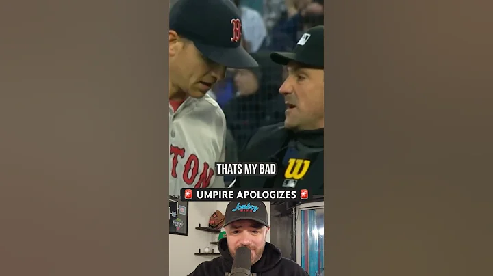 Umpire apologizes for bad call, a breakdown #baseball #mlb #umpire #pitching #redsox