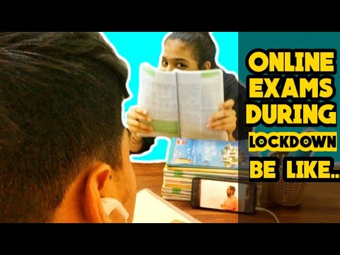 Online exams during lockdown be like -Online exams funny video|Whatsapp ...