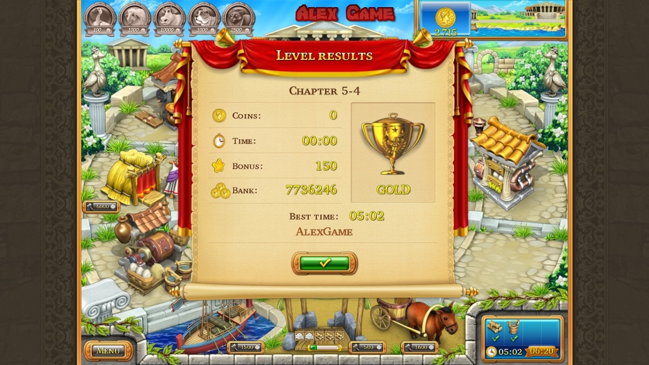 Farm Frenzy Ancient Rome Chapter 5-4 only GOLD Веселая ферма Древний Рим Глава 5-4 Золото