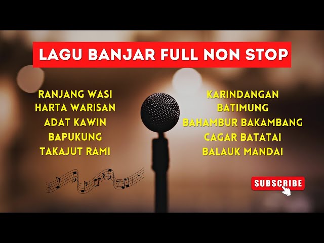 Kumpulan Lagu Banjar, Kalimantan Selatan class=