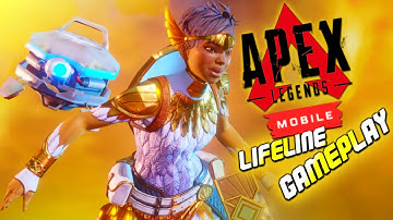 APEX LEGEND MOBILE NEW BETA 😍 - *LIFELINE* GUARDIAN ANGEL GAMEPLAY