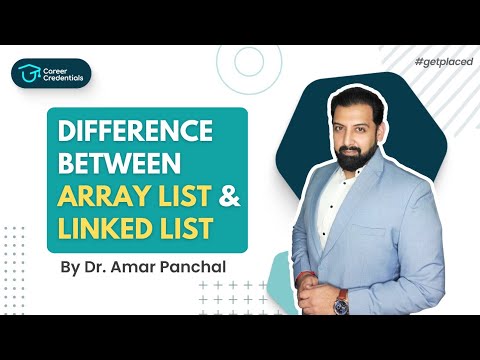 Array vs. Linked List Explained by Dr. Amar Panchal | Career Credentials #getplaced