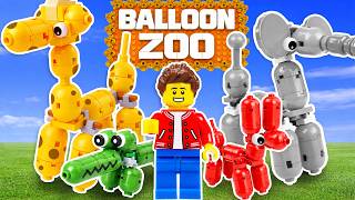 I Created a Giant LEGO Zoo Full of Balloon Animals | BEAR Bricks
