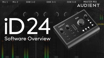 Audient iD24 Software Overzicht | iD Software Mixer