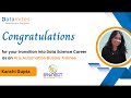 From Fresher to AI & Automation Trainee – Kanchi's Inspiring Journey