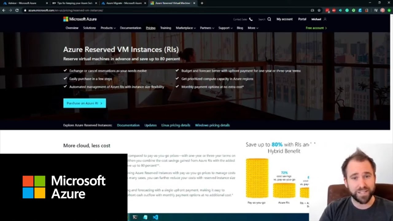 How To Reduce Cost With Azure Virtual Machines Azure Tips And Tricks Youtube