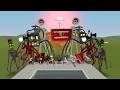 Monster Battle:NEW CAR EATER HOUSE HEAD,BUS EATER,CHOO CHOO CHARLES,MEGAHORN , TRAIN EATER (GMOD)