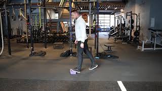 Calf Stretch Step Through