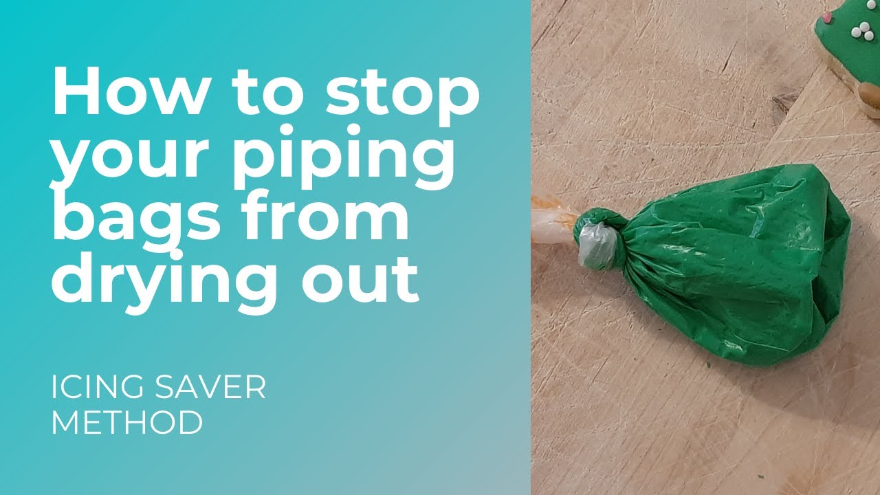 NO MORE DRIED OUT ICING How to stop your tipless icing bag drying out
