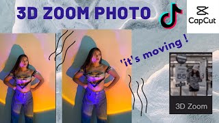 How to create Capcut 3D ZOOM photo video edits Tiktok viral with CAPCUT [EASY] | TIKTOK VIRAL TREND