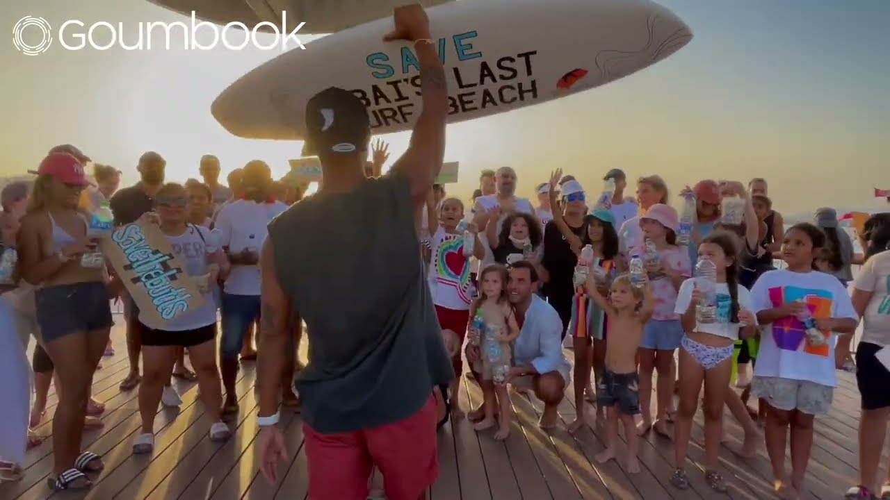 Goumbook x Surf House Dubai x SWS  | Beach Clean-up | Save The Butts | Dubai | 2022 06 11