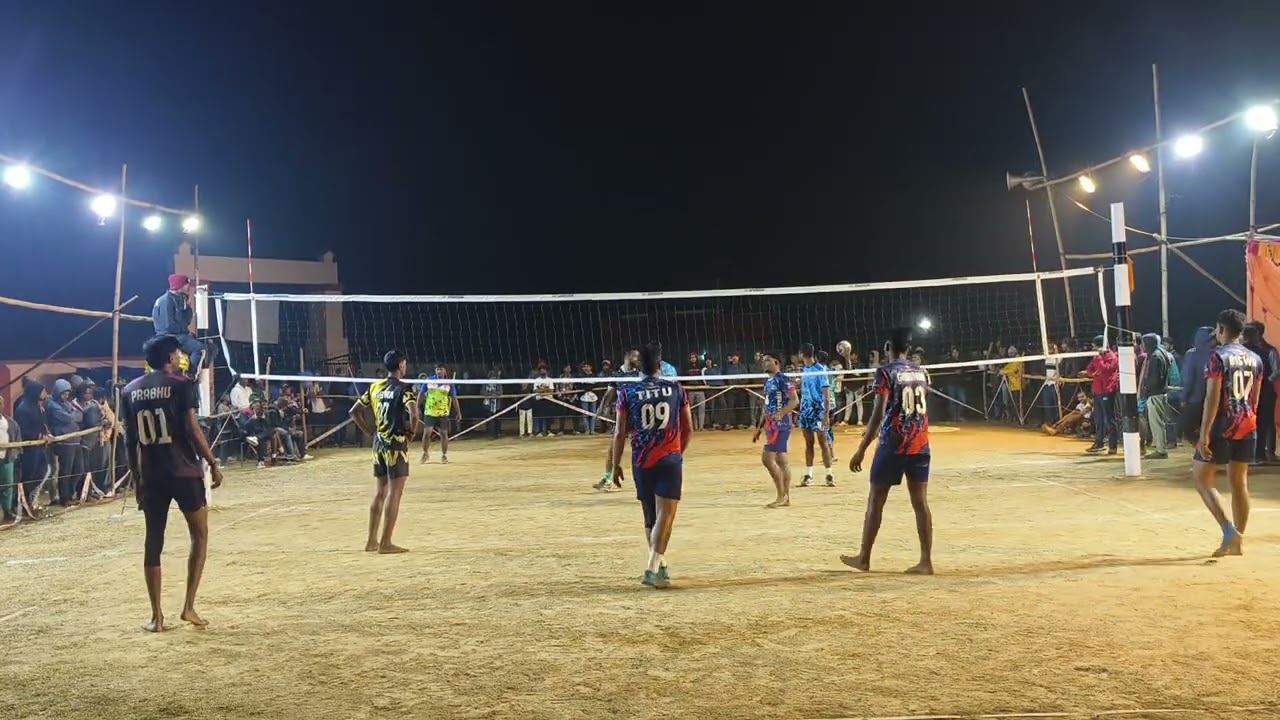 Day2- official volleyball tournament season-5 2K26 1st semifinal round-2 Madhupur vs Sana Hantuada 