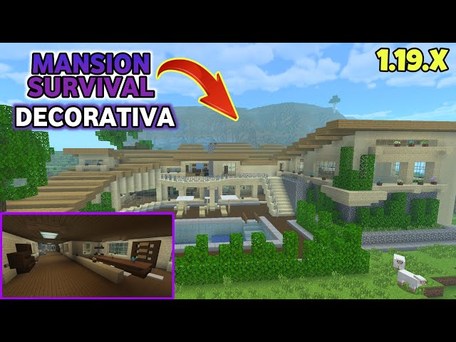 Minecraft: CREA una CASA MODERNA 1.19 GRANDE 2022 #14✓