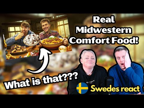 Swedish couple reacts to Real Midwestern Comfort Food (Jolly)