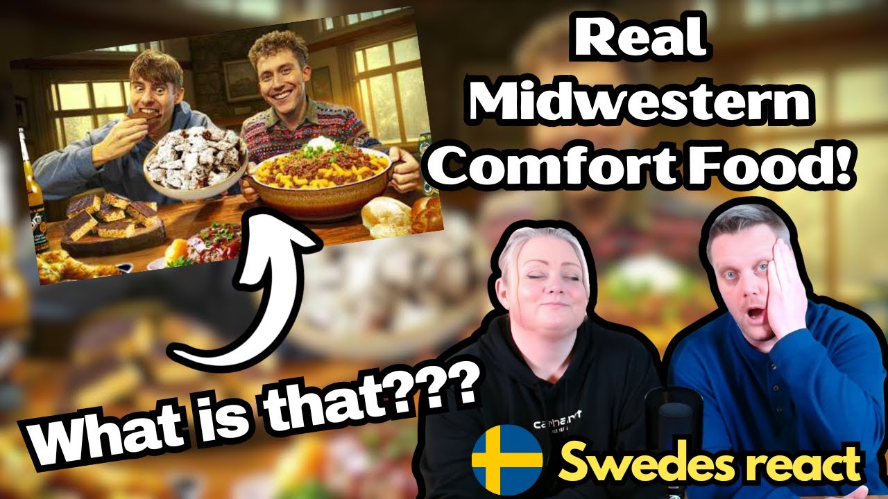 Swedish couple reacts to Real Midwestern Comfort Food (Jolly)
