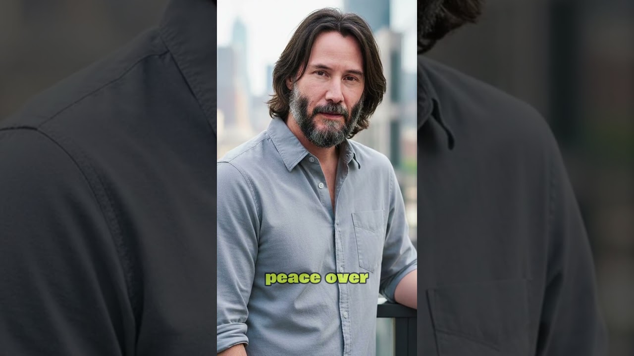 Keanu Reeves on the Movie Canvas