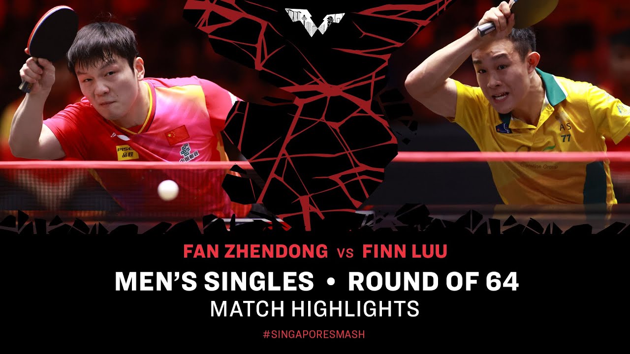 Fan Zhendong vs Finn Luu | MS R64 | Singapore Smash 2024