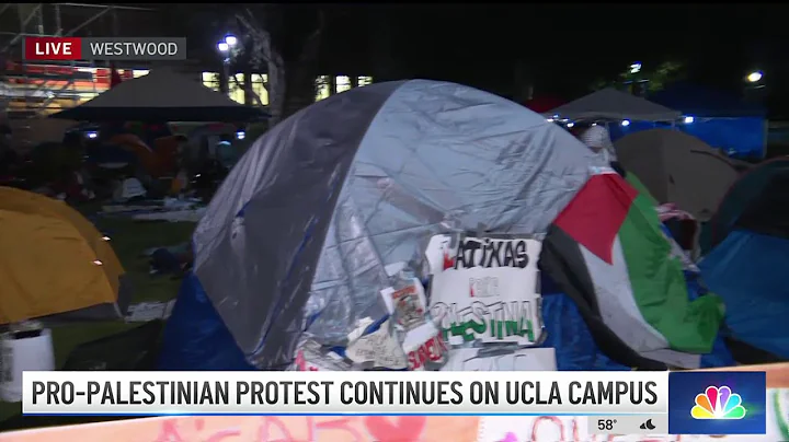 Pro-Palestinian encampments continue on UCLA campus - DayDayNews
